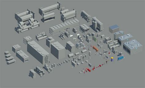 cnc machine revit family|Revit mechanical equipment family download.